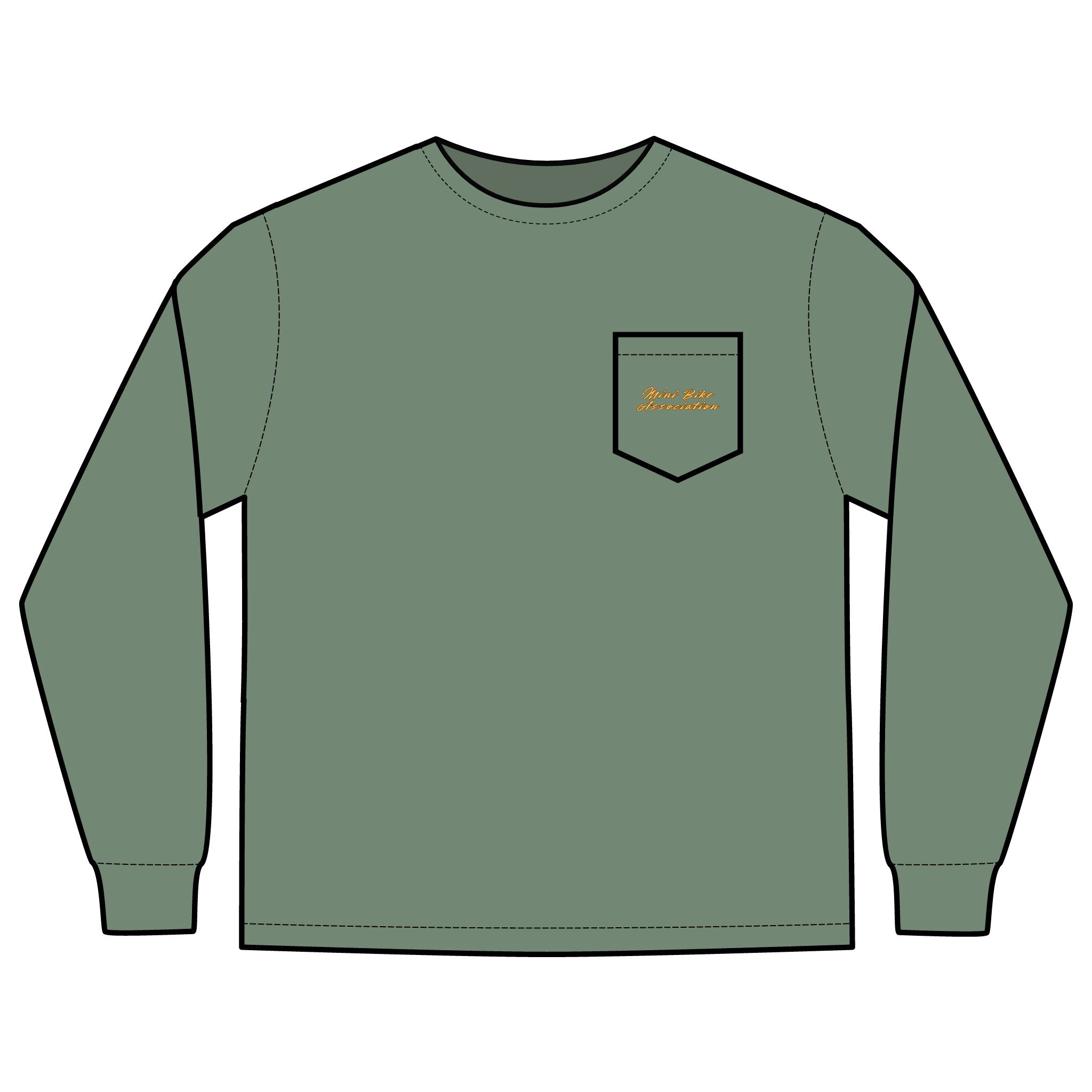 Vintage Long Sleeve Pocket T-Shirt