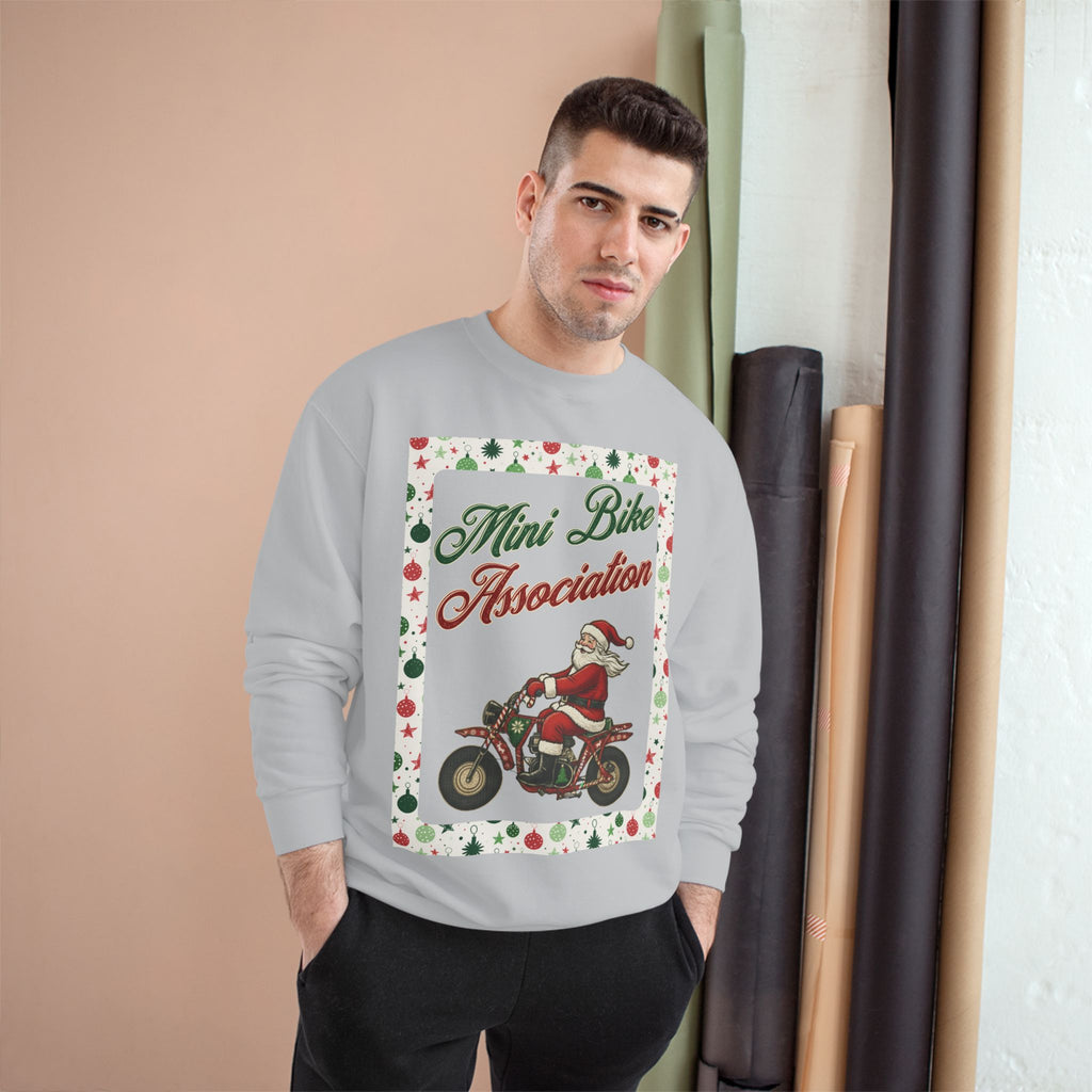 MBA Santa in Ornament Frame Crewneck