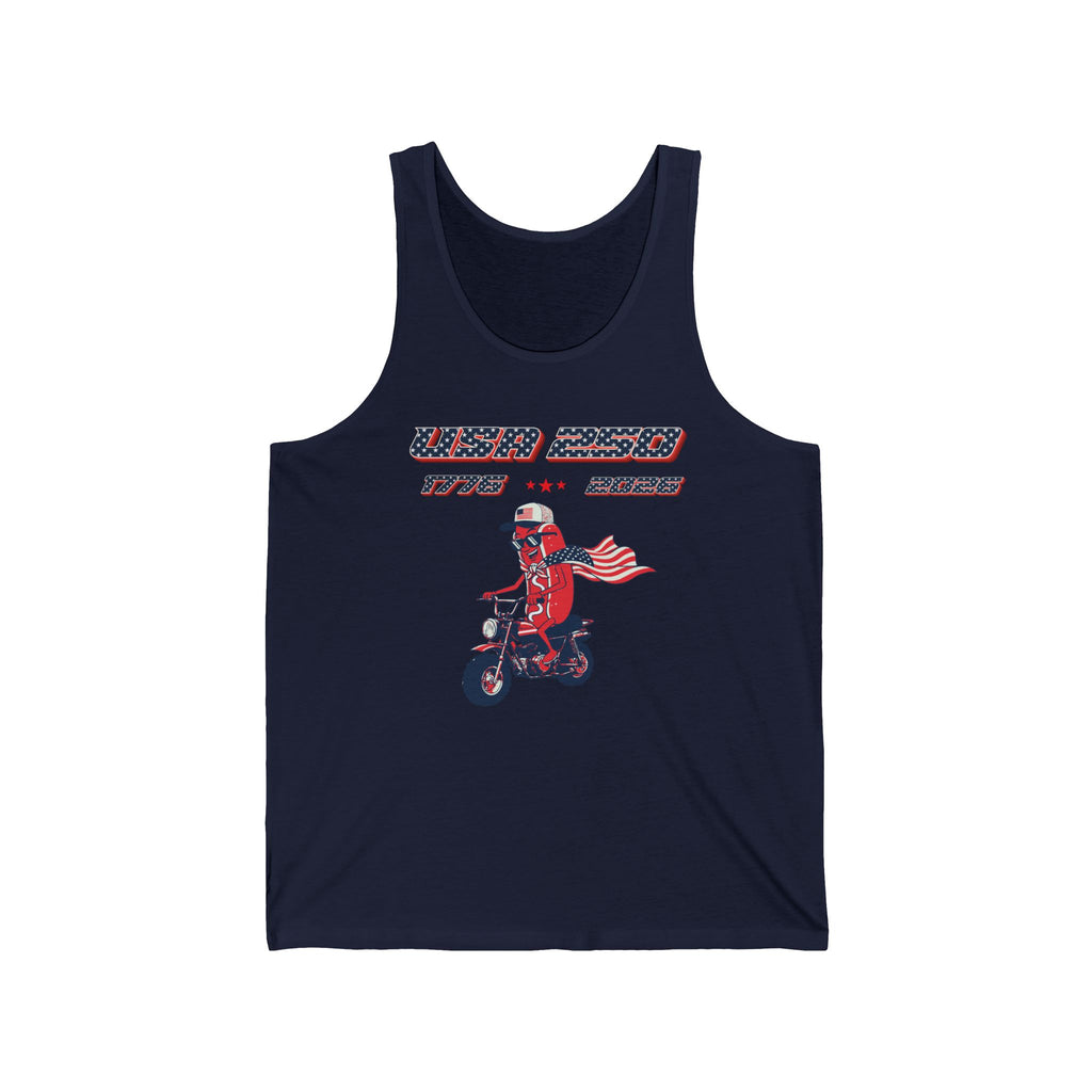 USA 250 Hot Dog Tank Top