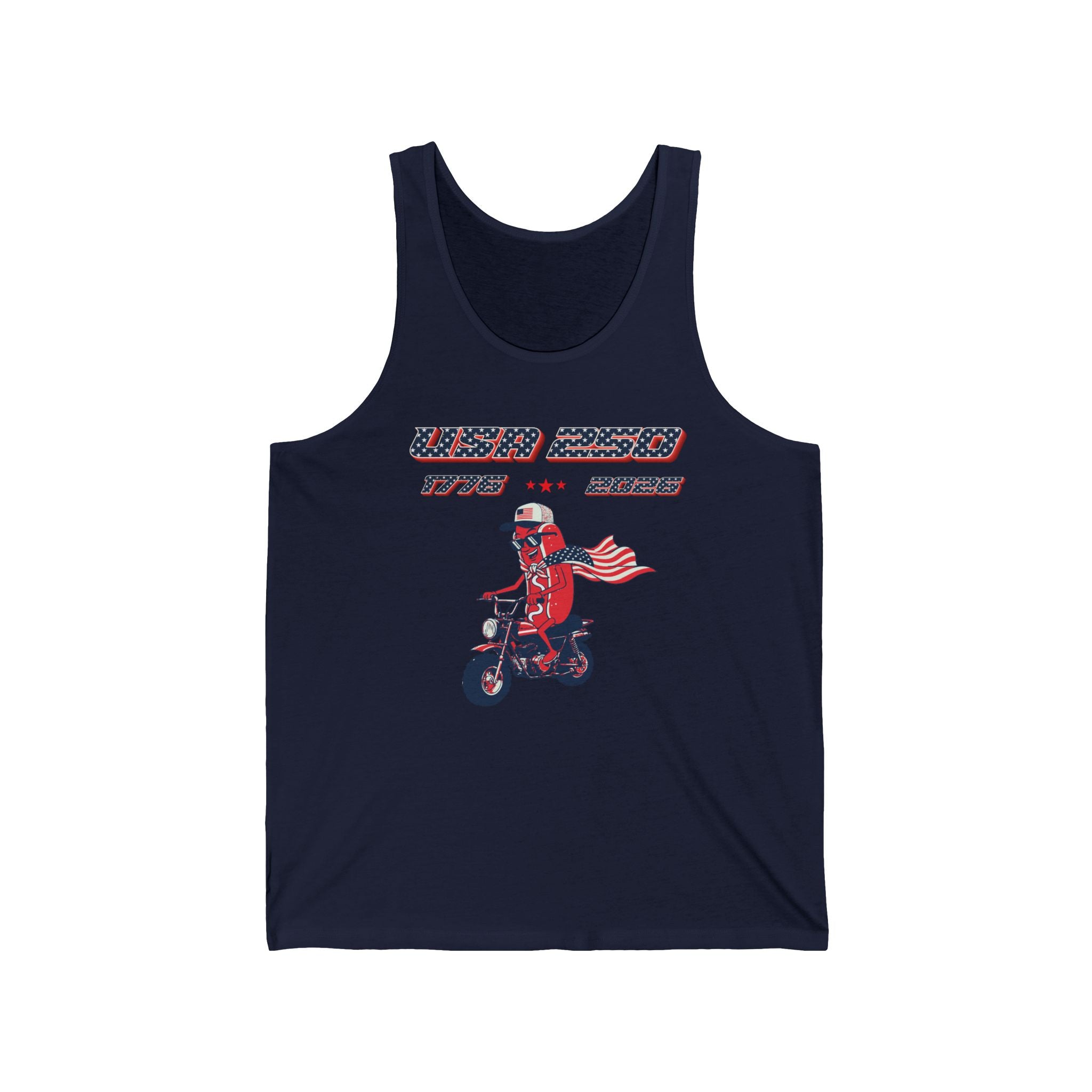 USA 250 Hot Dog Tank Top