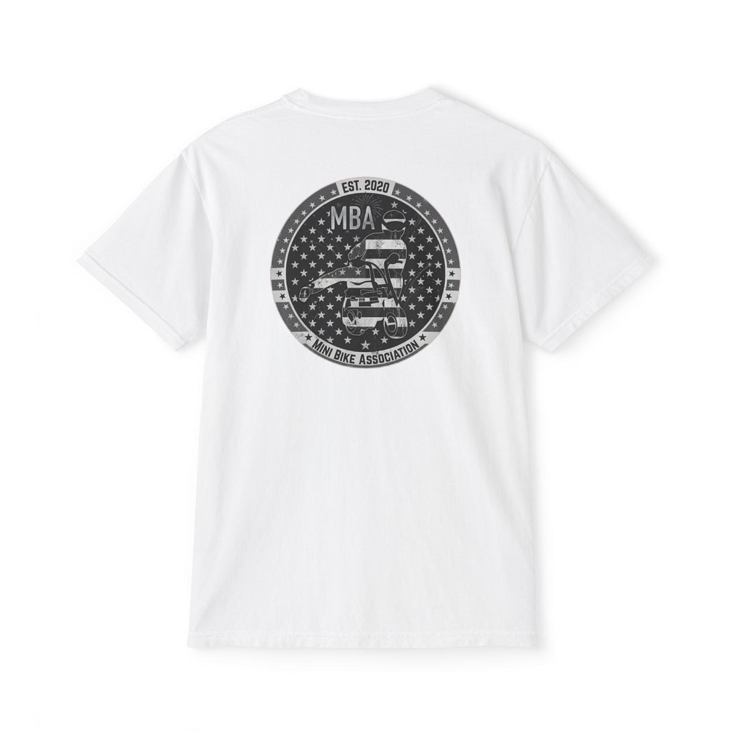 MBA Stars and Stripes Monochrome Logo Pocket T-Shirt