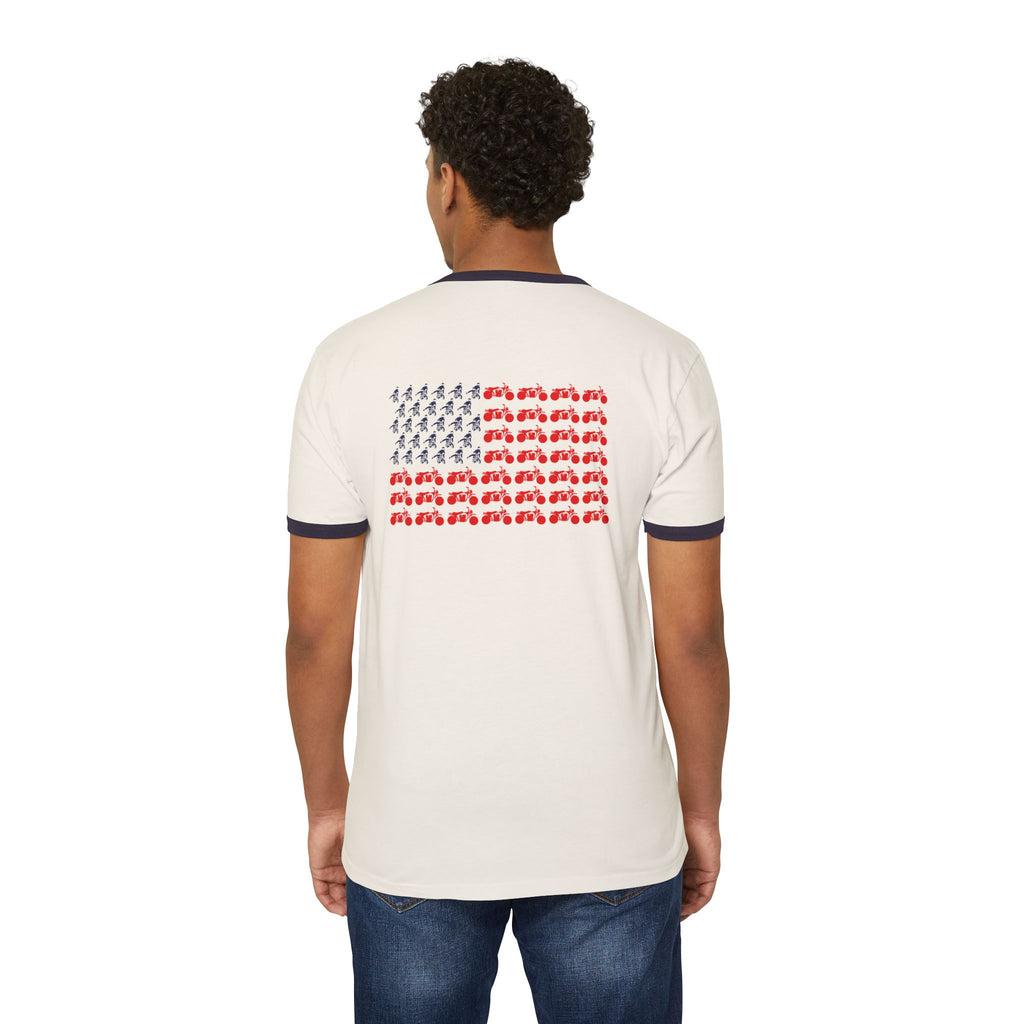 Classic Ringer Tee — MBA American Flag