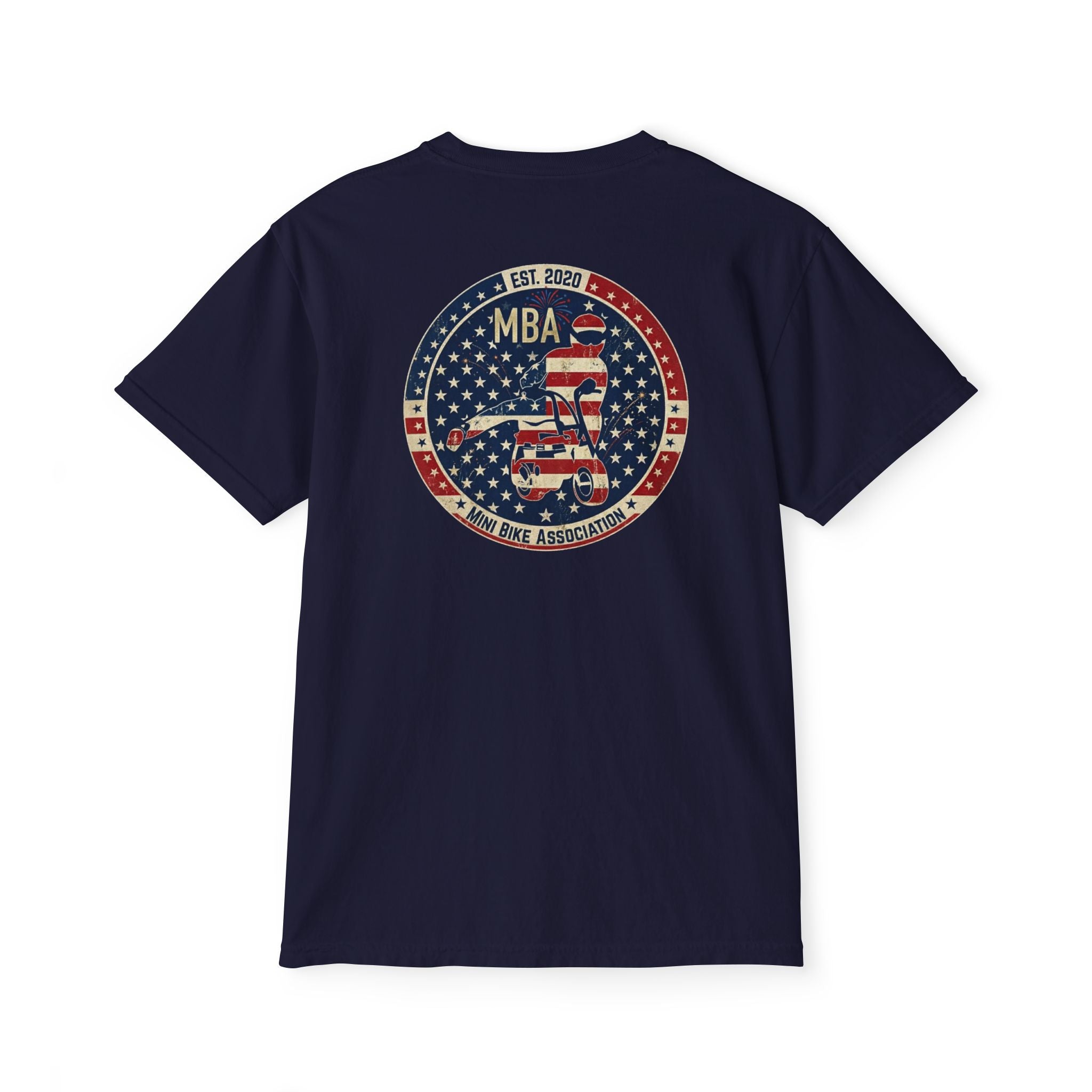 MBA Stars and Stripes Logo Pocket T-Shirt