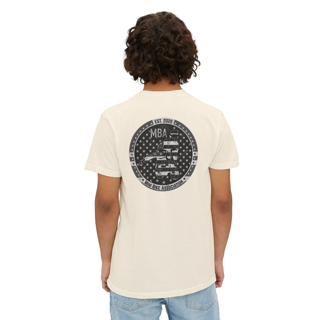 MBA Stars and Stripes Monochrome Logo Pocket T-Shirt