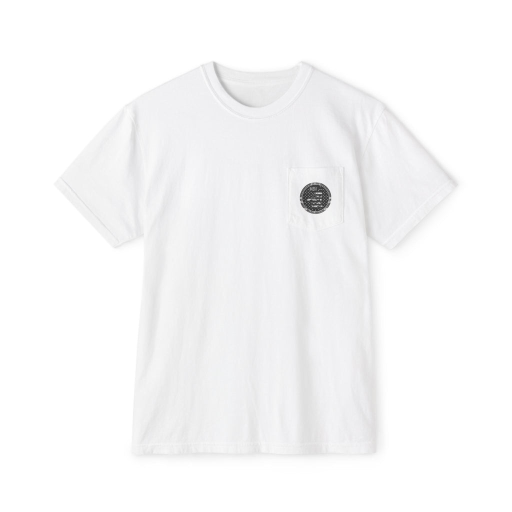 MBA Stars and Stripes Monochrome Logo Pocket T-Shirt