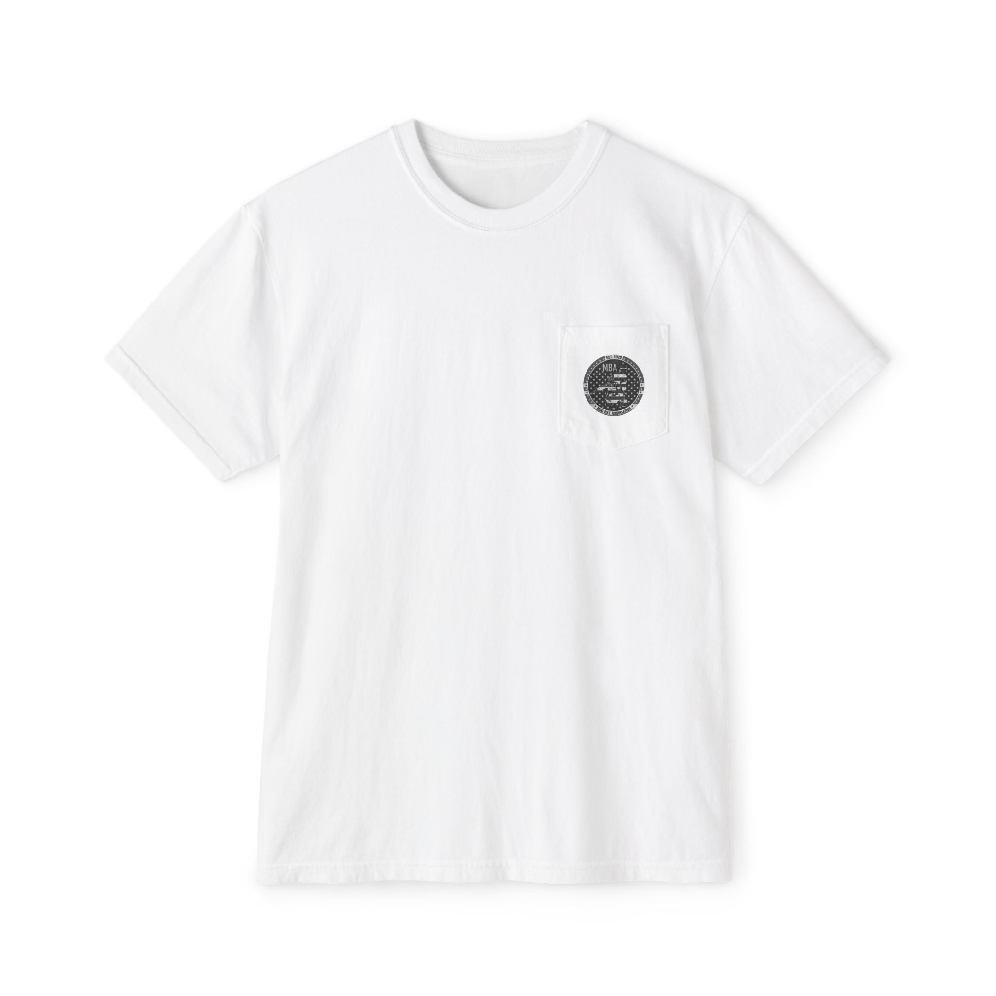 MBA Stars and Stripes Monochrome Logo Pocket T-Shirt