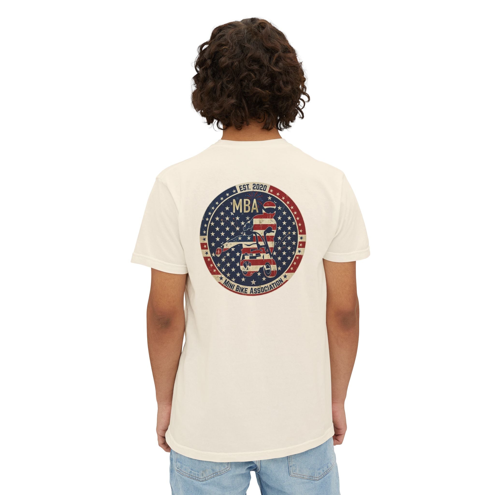 MBA Stars and Stripes Logo Pocket T-Shirt