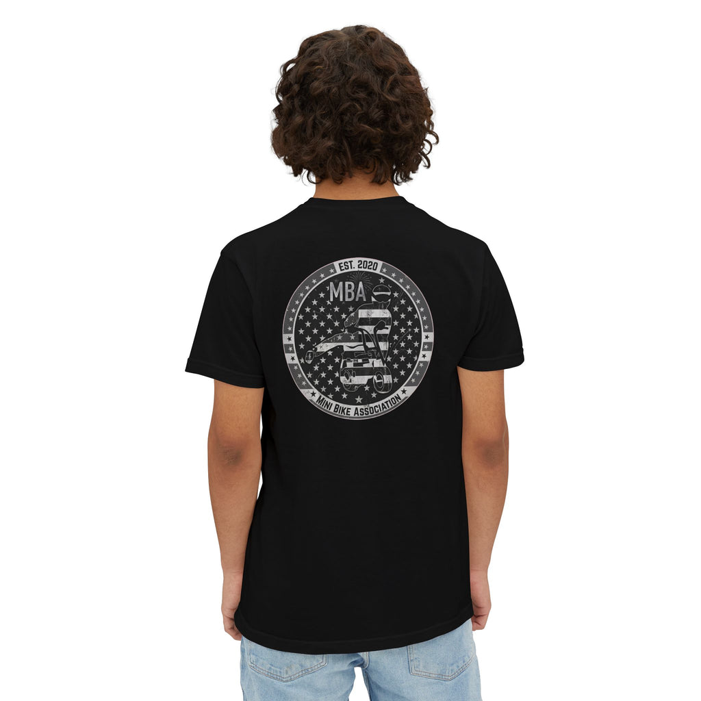 MBA Stars and Stripes Monochrome Logo Pocket T-Shirt