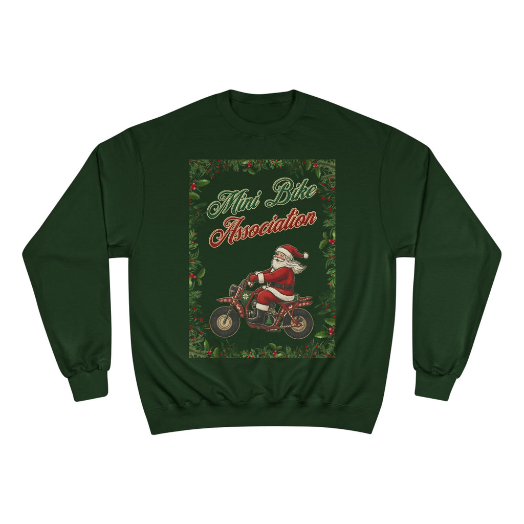 MBA Santa in Mistletoe Frame Crewneck