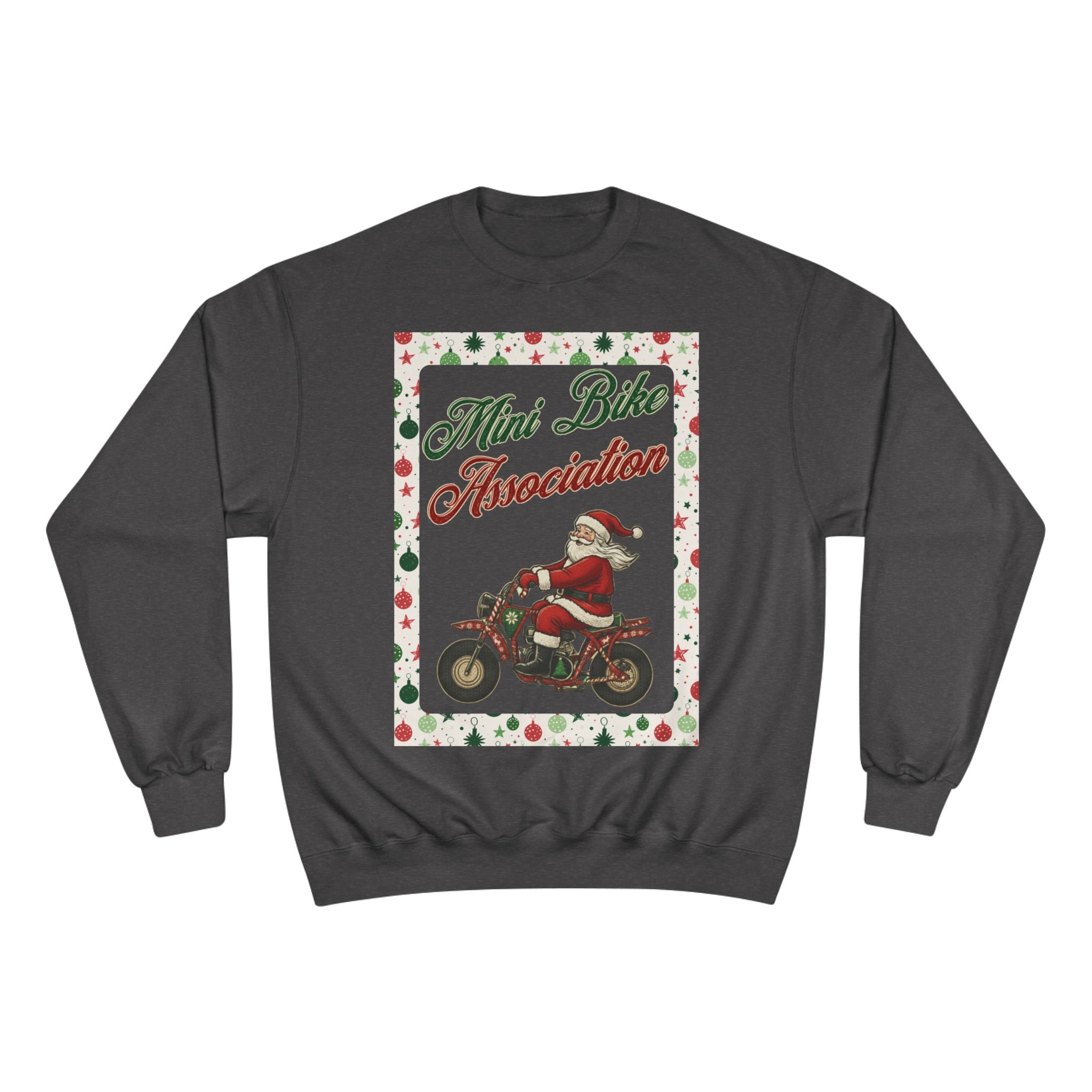 MBA Santa in Ornament Frame Crewneck