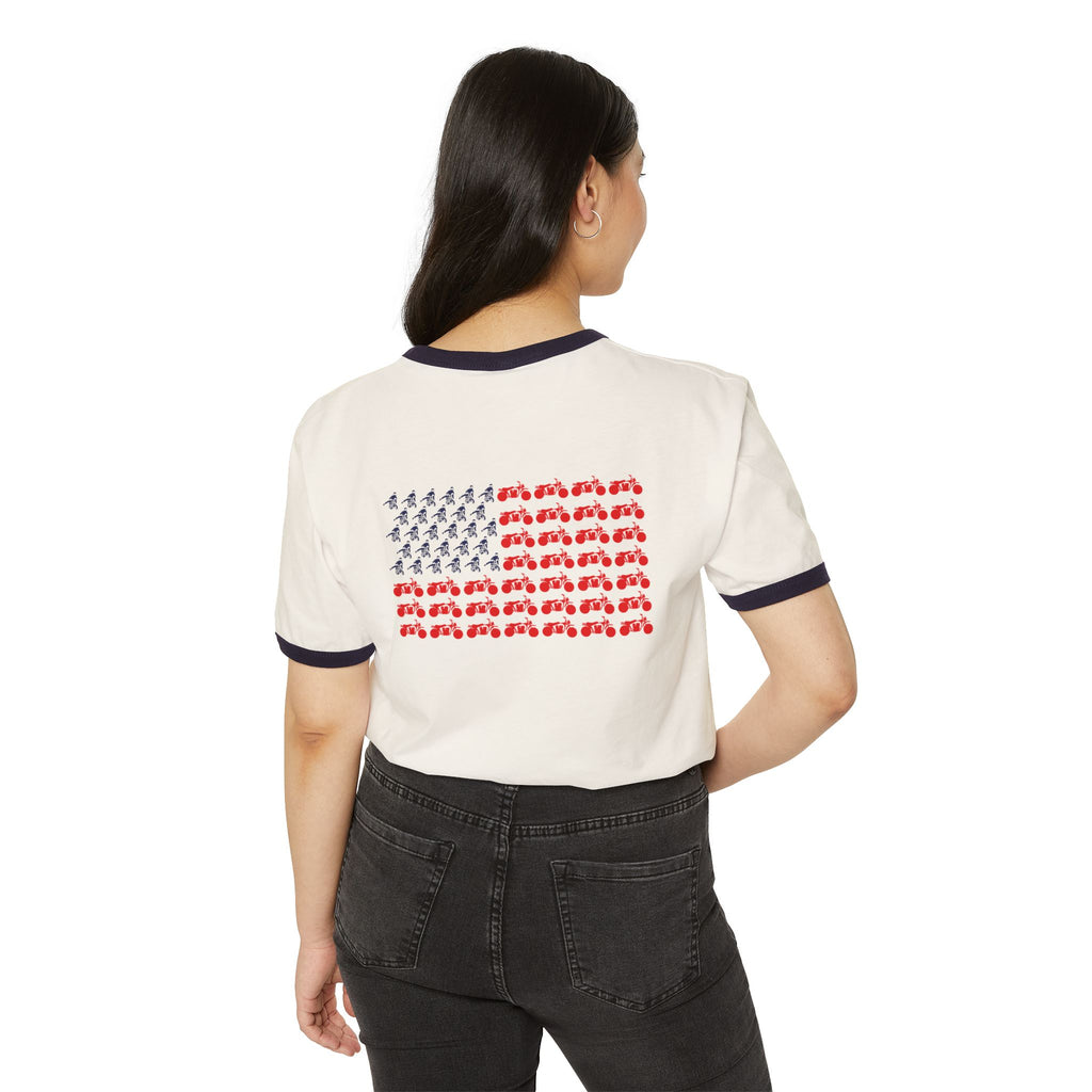 Classic Ringer Tee — MBA American Flag