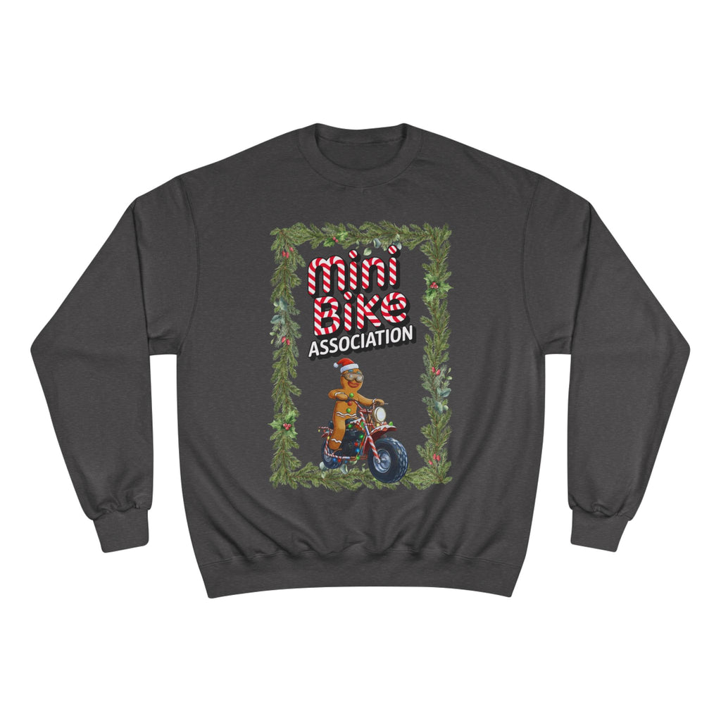 MBA Gingerbread Man in Pine Tree Frame Crewneck