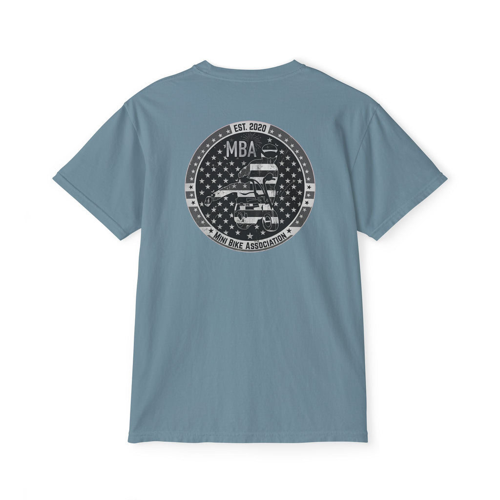 MBA Stars and Stripes Monochrome Logo Pocket T-Shirt