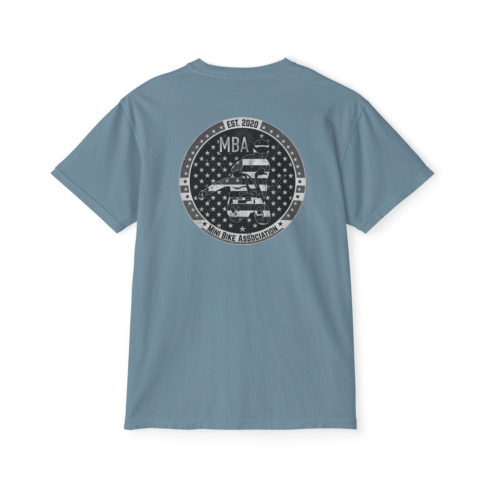 MBA Stars and Stripes Monochrome Logo Pocket T-Shirt