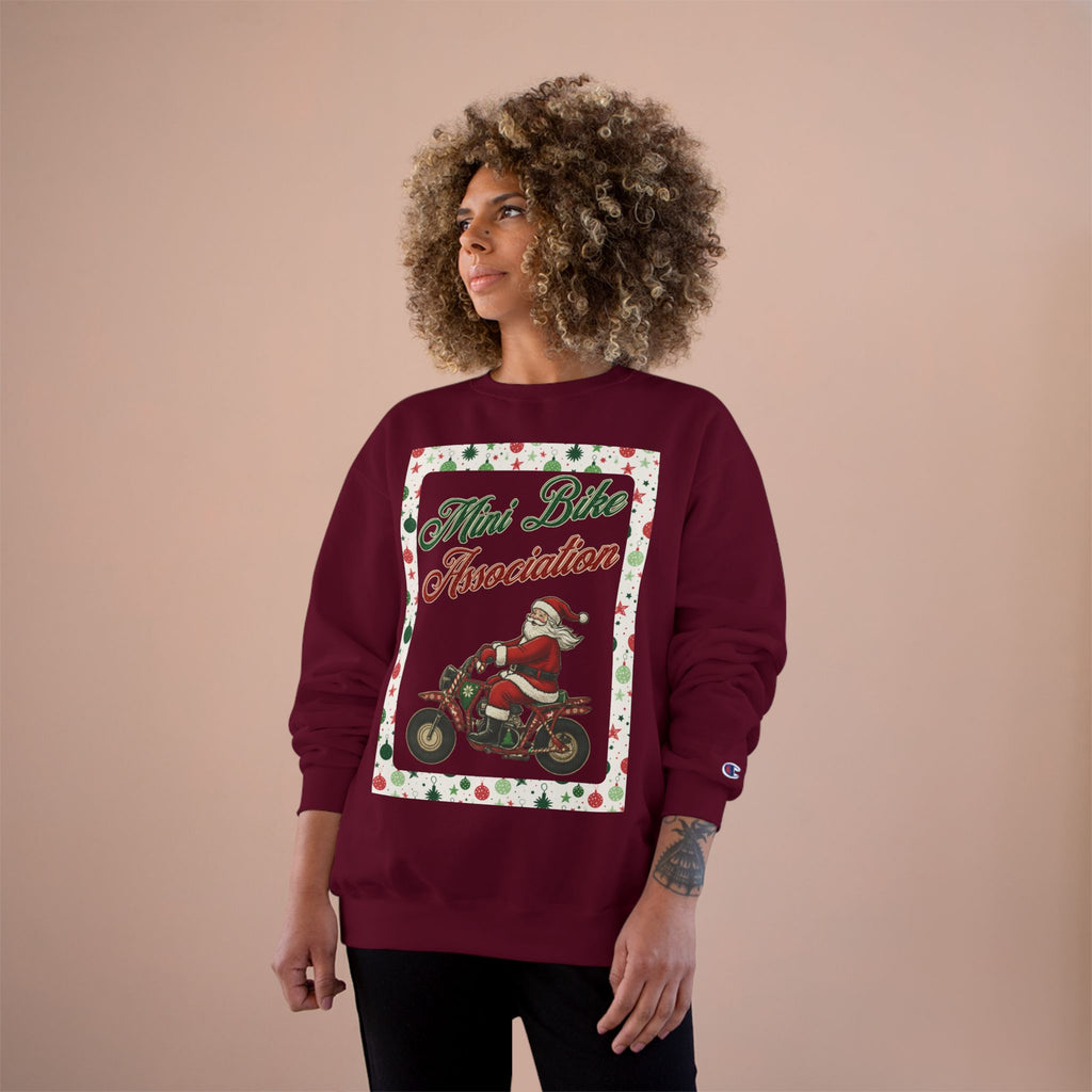 MBA Santa in Ornament Frame Crewneck