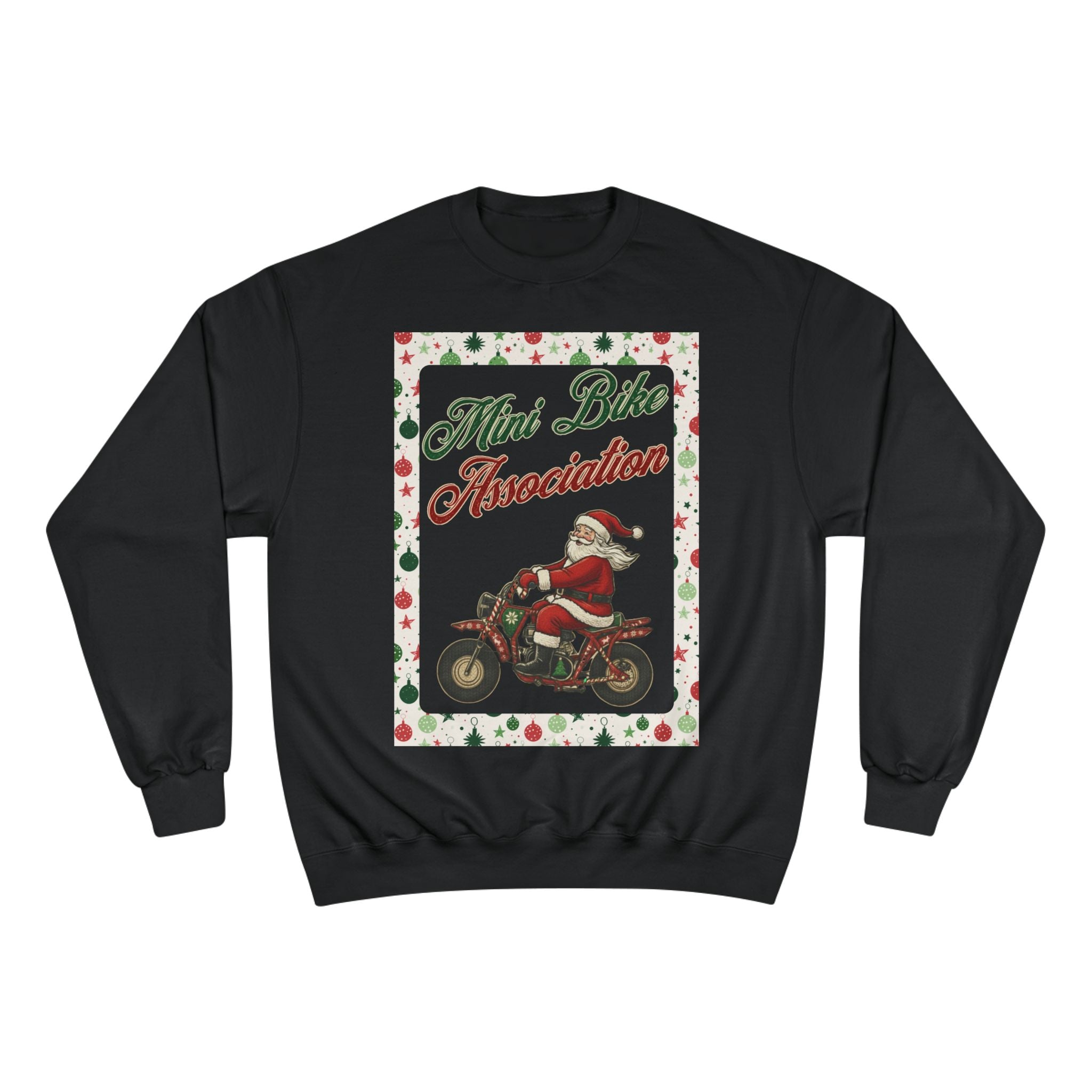 MBA Santa in Ornament Frame Crewneck