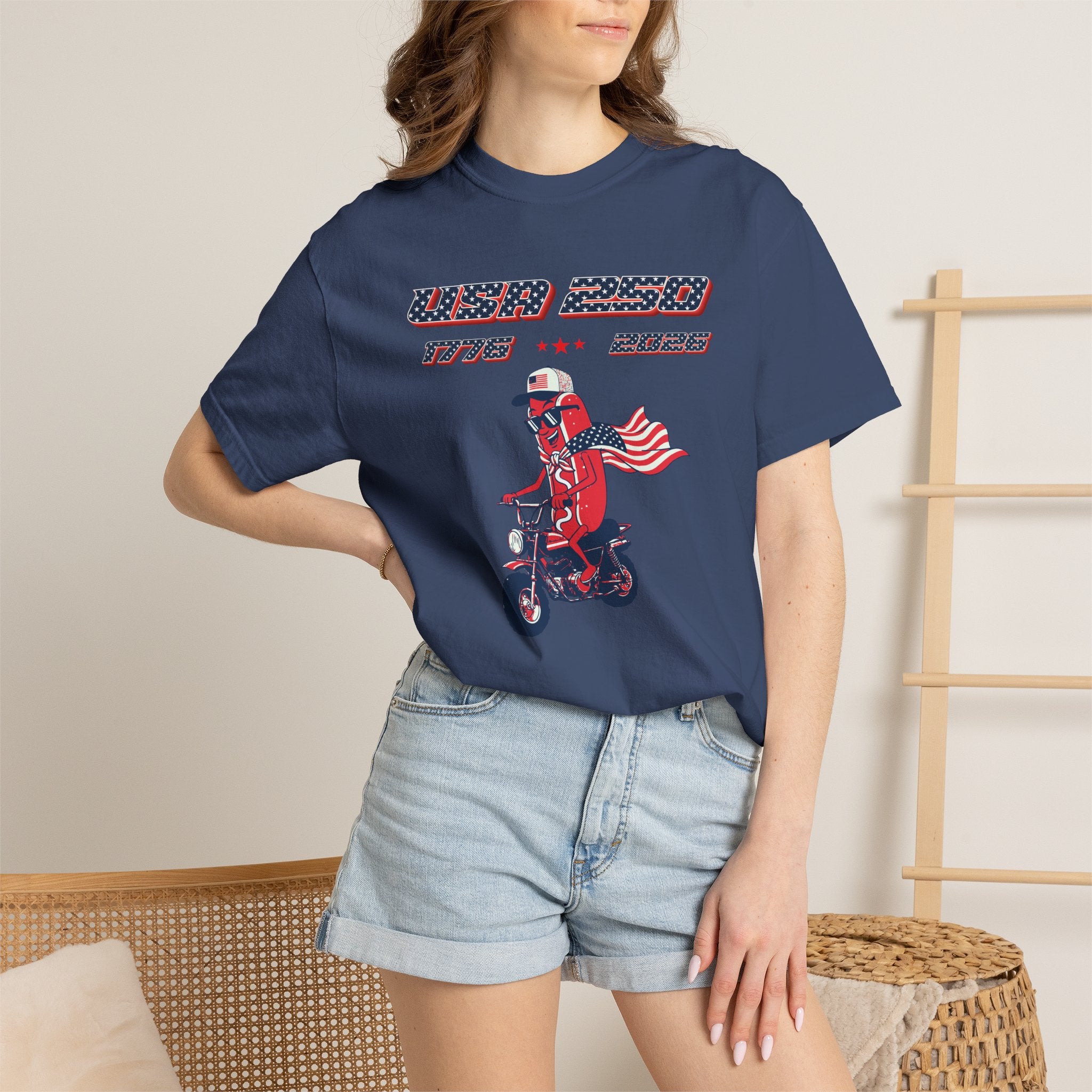 USA 250 Hot Dog T-Shirt